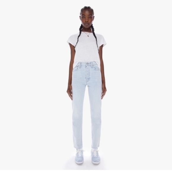 MOTHER High Waisted Hiker Hover Jeans - Picture 4 of 11